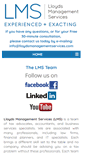 Mobile Screenshot of lloydsmanagementservices.com